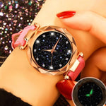 New Fashion Luxury Women Stainless Steel Leather Strap Watch Unique Simple Watches Casual Quartz Wristwatches Clock Hot Sale