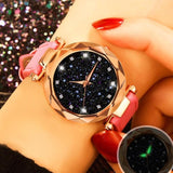 New Fashion Luxury Women Stainless Steel Leather Strap Watch Unique Simple Watches Casual Quartz Wristwatches Clock Hot Sale
