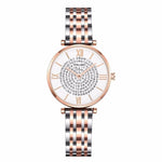 Hot Sale Women Stainless Steel Full Diamond Wrist Watches Casual Luxury Ladies Quartz Watch YOLAKO Clock Relogio Feminino