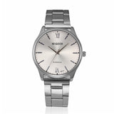 Fashion Man Crystal Stainless Steel Analog Quartz Wrist Watch Men's watch Wrist Party decoration Business Watch gif for male man