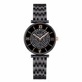 Hot Sale Women Stainless Steel Full Diamond Wrist Watches Casual Luxury Ladies Quartz Watch YOLAKO Clock Relogio Feminino