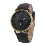 MEIBO Relojes Women Quartz Watches Denim Design Leather Strap Male Casual Wristwatch Relogio Masculino Ladies Watch female watch