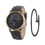 MEIBO Relojes Women Quartz Watches Denim Design Leather Strap Male Casual Wristwatch Relogio Masculino Ladies Watch female watch