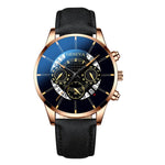 relogio masculino Watch Men Fashion Military Sport Leather Band Quartz Wrist Watch Male Business Casual Watches reloj hombre