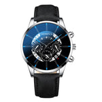 relogio masculino Watch Men Fashion Military Sport Leather Band Quartz Wrist Watch Male Business Casual Watches reloj hombre