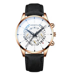 relogio masculino Watch Men Fashion Military Sport Leather Band Quartz Wrist Watch Male Business Casual Watches reloj hombre