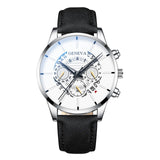 relogio masculino Watch Men Fashion Military Sport Leather Band Quartz Wrist Watch Male Business Casual Watches reloj hombre