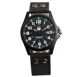 2019 New Business Quartz Watch Men Sport Military Watches Men relogio Leather Wrist Watch Clock Complete Calendar часы мужские