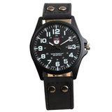 2019 New Business Quartz Watch Men Sport Military Watches Men relogio Leather Wrist Watch Clock Complete Calendar часы мужские
