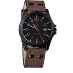 2019 New Business Quartz Watch Men Sport Military Watches Men relogio Leather Wrist Watch Clock Complete Calendar часы мужские