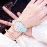 2019 Relogio Feminino Watch Women Casual Quartz Leather Band New Strap Watch Analog Wrist Watch Montre Femme Reloj Mujer