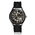 WOMAGE Women's Watches Fashion Design Floral Chrysanthemum Watches Rubber Jelly Band Wtach Women Dress Watches Relogio Feminino