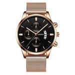 New Trendy High Quality Men Watches Leather Quartz Precision Scale Calendar Large Dial Retro Male Casual Sport Clock Relogio