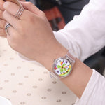 Transparent Clock Silicon Watch Women Sport Casual Quartz Wristwatches Novelty Crystal Ladies Watches Cartoon Reloj Mujer 2018