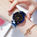 Luxury Women Watches Magnetic Starry Sky Female Clock Quartz Wristwatch Fashion Ladies Dress Bracelet Dropshipping