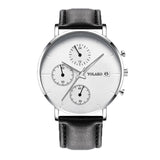 Blue Pointer Men Watch Quartz Casual Simple Alloy Mesh Matte Male Business Temperament Calendar Wrist Watch Relojes Para Hombre