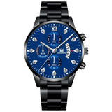 Mens Fashion Wristwatch Business Luxury Stainless Steel Quartz Watch Men Casual Calendar Watches Gift Reloj Hombre Dropshipping