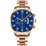 Mens Fashion Wristwatch Business Luxury Stainless Steel Quartz Watch Men Casual Calendar Watches Gift Reloj Hombre Dropshipping