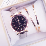 Starry Sky Watch Fashion Women Watches Casual Ladies Watches Leather Band Quartz Wristwatches Clock Relogio Feminino reloj mujer