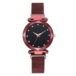 Starry Sky Women Watch reloj mujer 2019 Rose Gold Magnetic Quartz Wrist Watches For Ladies Diamond Female Clock relogio feminino