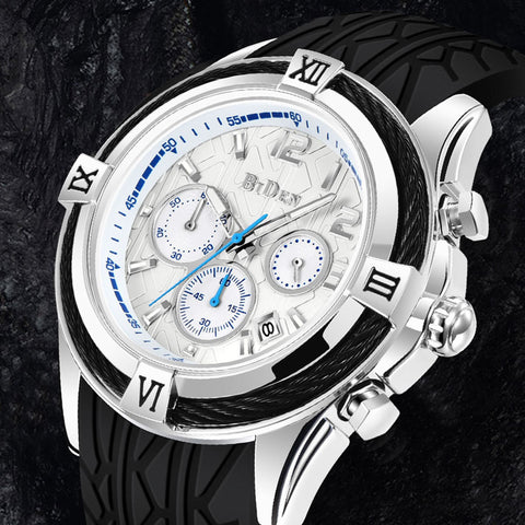 BIDEN Men Quartz Watch Luxury Analog Military Army Man Sport Watch Waterproof Men Wristwatch Clock Relogio Masculino