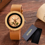 Unique Irregular Imitation Wooden watch Men Casual Leaher Strap Quartz Watch High Quality Ladies Clock Gifts relogio masculino
