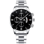 SHAARMS Luxury Men  Business watches Fashion black Belt Date Sport watch male Quartz Wristwatch Relojes Hombre 2020