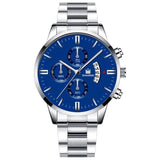 SHAARMS Luxury Men  Business watches Fashion black Belt Date Sport watch male Quartz Wristwatch Relojes Hombre 2020