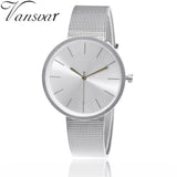 Vansvar New Fashion Ladies Wristwatches Mesh Band Quartz Women Wtach Luxury Stainless Steel Women Clock Relogio Feminino 933