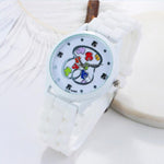 2019 New Fashion DQG Brand Casual Quartz Cartoon Watch Women Sports Silicone Strap Watches Relogio Feminino Children Wtaches Hot