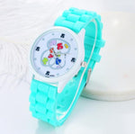 2019 New Fashion DQG Brand Casual Quartz Cartoon Watch Women Sports Silicone Strap Watches Relogio Feminino Children Wtaches Hot