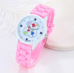 2019 New Fashion DQG Brand Casual Quartz Cartoon Watch Women Sports Silicone Strap Watches Relogio Feminino Children Wtaches Hot
