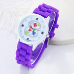 2019 New Fashion DQG Brand Casual Quartz Cartoon Watch Women Sports Silicone Strap Watches Relogio Feminino Children Wtaches Hot