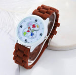 2019 New Fashion DQG Brand Casual Quartz Cartoon Watch Women Sports Silicone Strap Watches Relogio Feminino Children Wtaches Hot