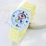 2019 New Fashion DQG Brand Casual Quartz Cartoon Watch Women Sports Silicone Strap Watches Relogio Feminino Children Wtaches Hot