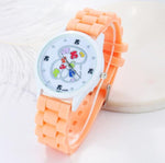 2019 New Fashion DQG Brand Casual Quartz Cartoon Watch Women Sports Silicone Strap Watches Relogio Feminino Children Wtaches Hot