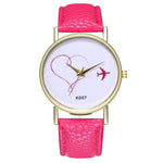 2019 NEW Luxry Female Woman Wtaches Fashion Love Red Leather Band Round Analog Quartz Round Wrist Watch Watches reloj mujer A2
