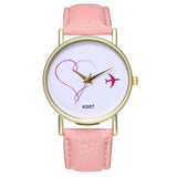 2019 NEW Luxry Female Woman Wtaches Fashion Love Red Leather Band Round Analog Quartz Round Wrist Watch Watches reloj mujer A2