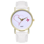 2019 NEW Luxry Female Woman Wtaches Fashion Love Red Leather Band Round Analog Quartz Round Wrist Watch Watches reloj mujer A2