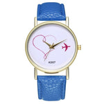 2019 NEW Luxry Female Woman Wtaches Fashion Love Red Leather Band Round Analog Quartz Round Wrist Watch Watches reloj mujer A2