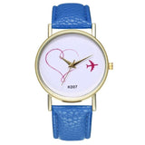 2019 NEW Luxry Female Woman Wtaches Fashion Love Red Leather Band Round Analog Quartz Round Wrist Watch Watches reloj mujer A2