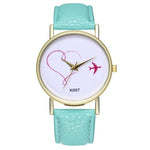 2019 NEW Luxry Female Woman Wtaches Fashion Love Red Leather Band Round Analog Quartz Round Wrist Watch Watches reloj mujer A2