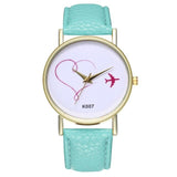 2019 NEW Luxry Female Woman Wtaches Fashion Love Red Leather Band Round Analog Quartz Round Wrist Watch Watches reloj mujer A2
