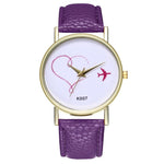 2019 NEW Luxry Female Woman Wtaches Fashion Love Red Leather Band Round Analog Quartz Round Wrist Watch Watches reloj mujer A2