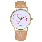2019 NEW Luxry Female Woman Wtaches Fashion Love Red Leather Band Round Analog Quartz Round Wrist Watch Watches reloj mujer A2