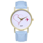 2019 NEW Luxry Female Woman Wtaches Fashion Love Red Leather Band Round Analog Quartz Round Wrist Watch Watches reloj mujer A2