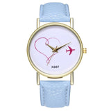 2019 NEW Luxry Female Woman Wtaches Fashion Love Red Leather Band Round Analog Quartz Round Wrist Watch Watches reloj mujer A2