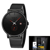 LIGE Top Brand Women Watch Fashion Simplicity Classic Casual Quartz Wtaches Women's Sports Waterproof Watches Relogio Feminino