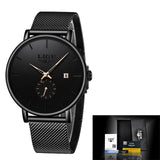 LIGE Top Brand Women Watch Fashion Simplicity Classic Casual Quartz Wtaches Women's Sports Waterproof Watches Relogio Feminino