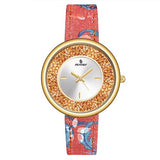 Hot Fashion Rose Gold & Silver Wrist Wtach Luxury Pretty Girls  Women Rhinestone Watches Quartz Watch Senors